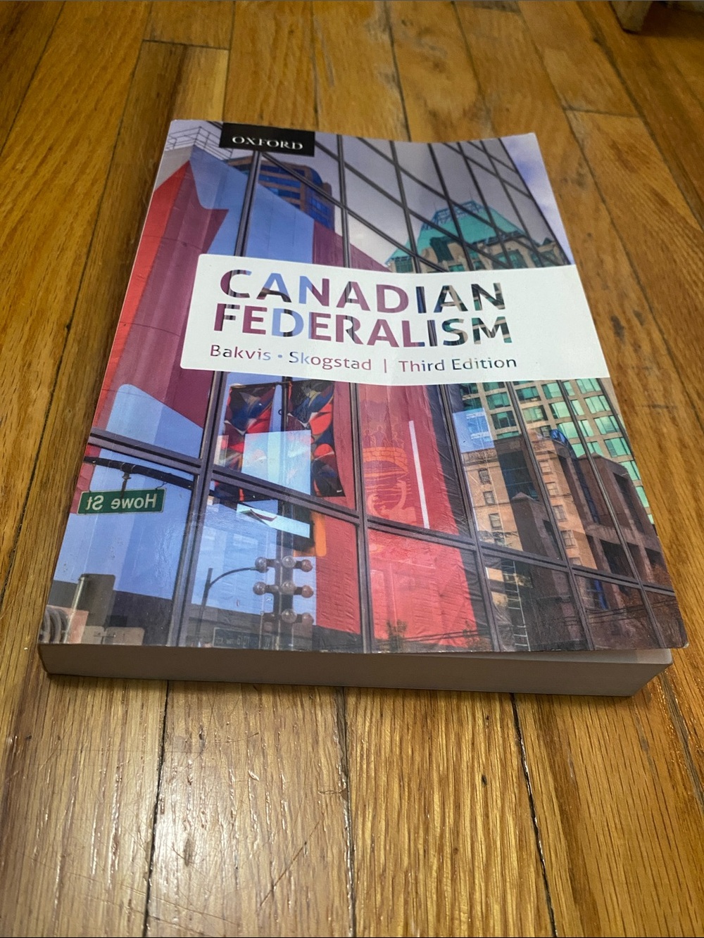 Canadian Federalism Oxford Third Edition